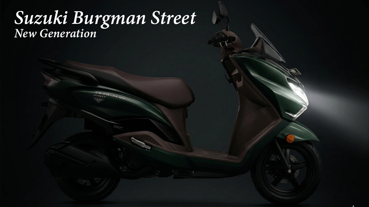 new generation Suzuki Burgman Street launch