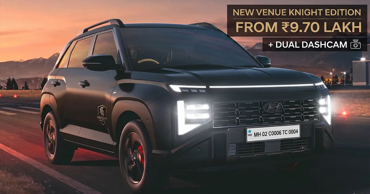 2026 Hyundai Venue Knight Edition launched