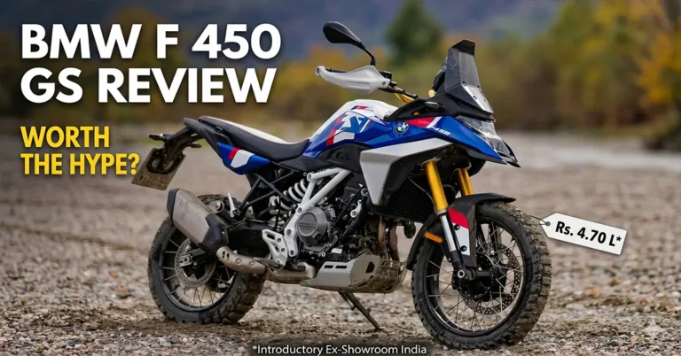 BMW F 450 GS real world review