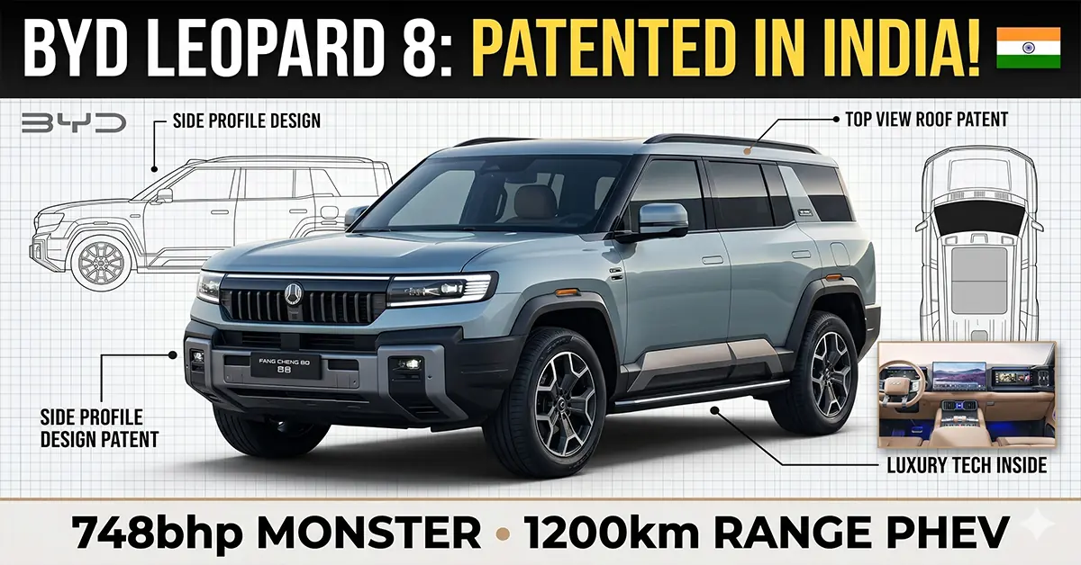 BYD Leopard 8 plug-in hybrid SUV India