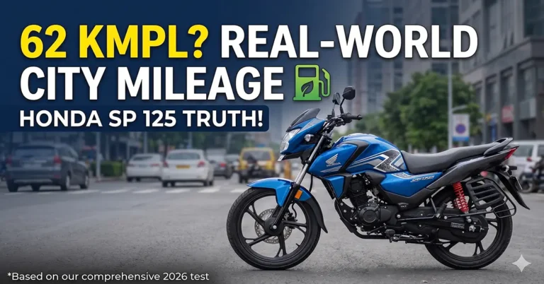 Honda SP 125 real-world city mileage