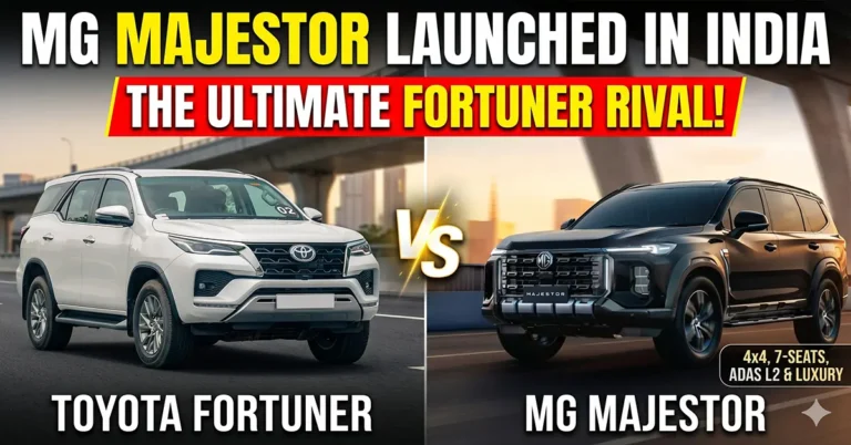 MG Majestor launch in India 2026