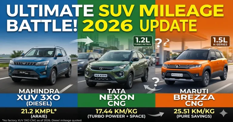 Mahindra XUV 3XO CNG vs Tata Nexon vs Maruti Brezza