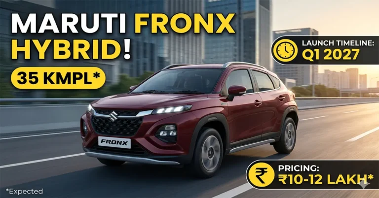 Maruti Fronx hybrid launch timeline in India