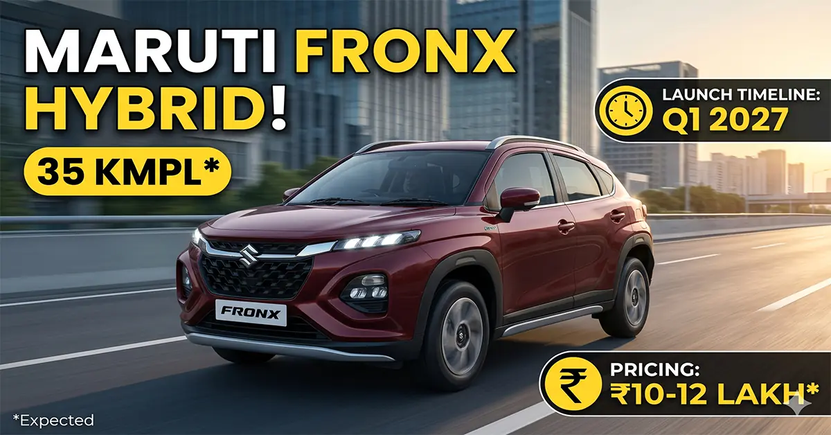 Maruti Fronx hybrid launch timeline in India