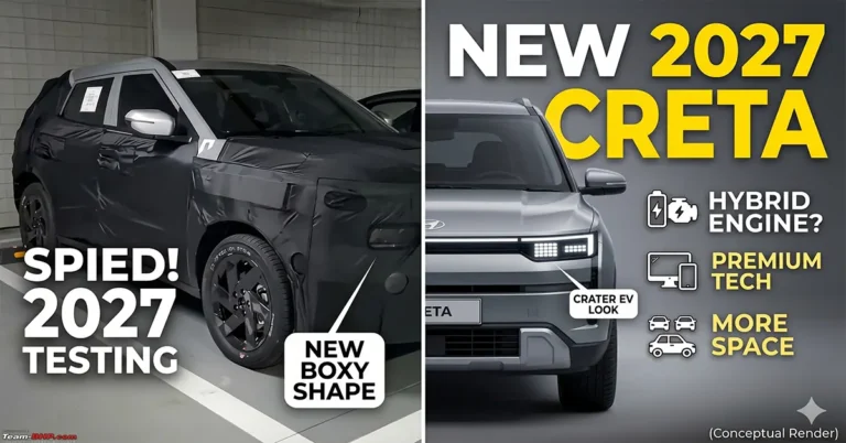 New 2027 Hyundai Creta spied testing