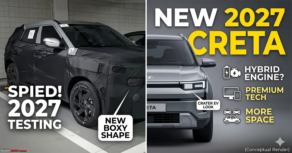 New 2027 Hyundai Creta spied testing
