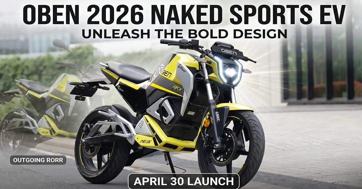 Oben Electric new naked sports bike 2026