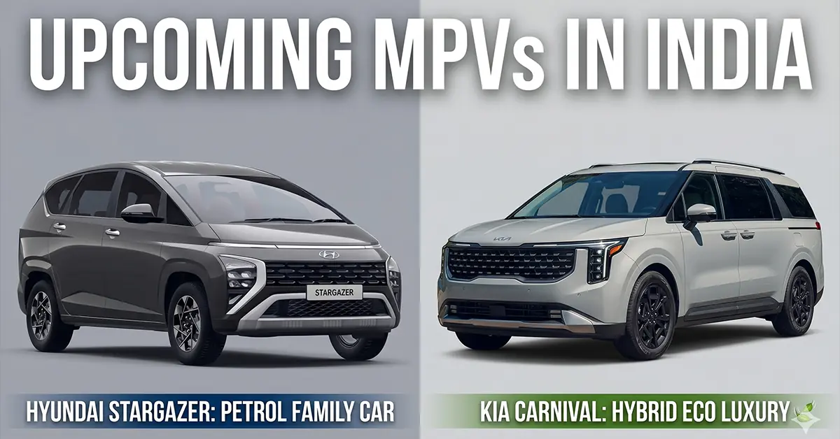 upcoming Hyundai and Kia MPVs in India