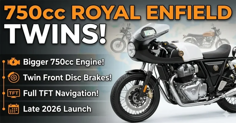 upcoming Royal Enfield 750cc range leaked details