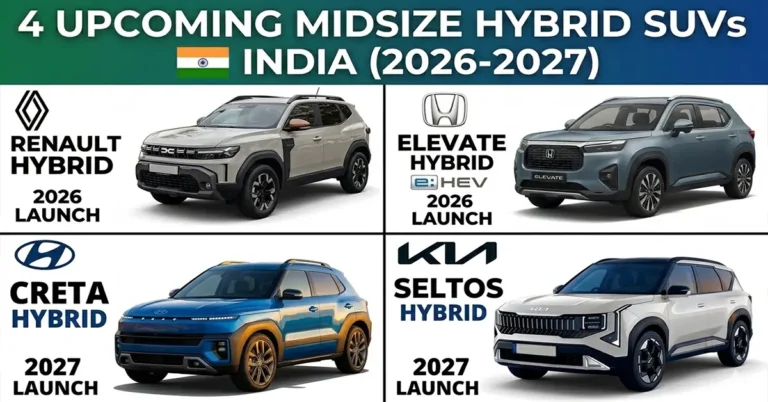 upcoming midsize hybrid SUVs in India