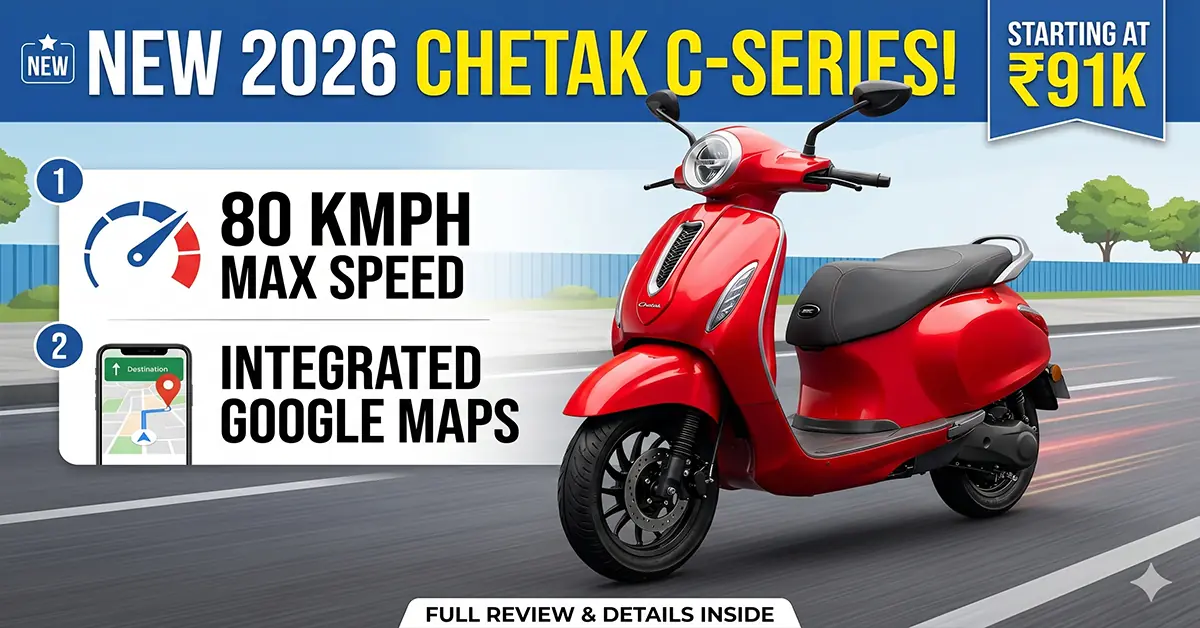 2026 Bajaj Chetak electric scooter
