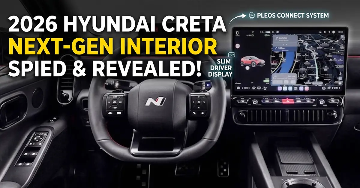 2026 Hyundai Creta interior spy shots