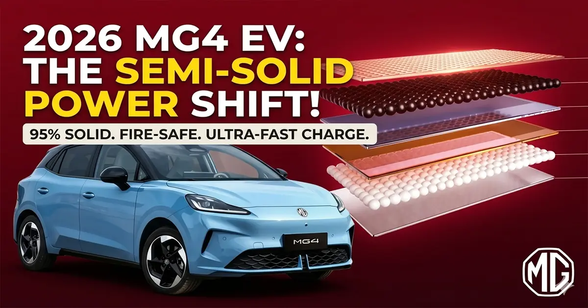 2026 MG4 EV semi-solid battery