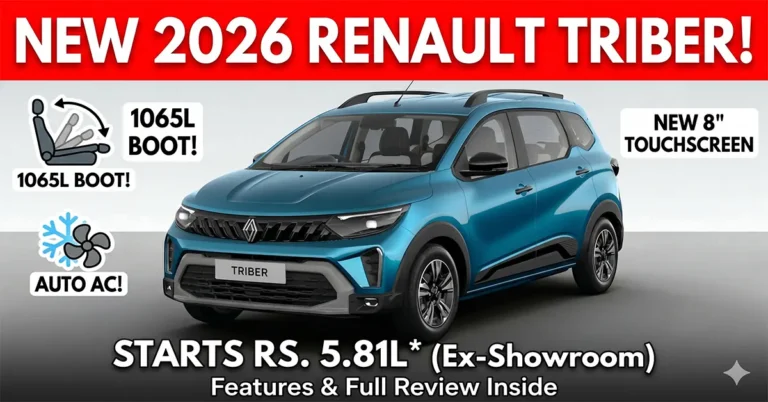 2026 Renault Triber price and new features