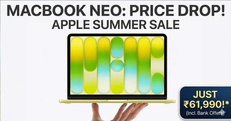 Apple MacBook Neo A18 Pro price in India