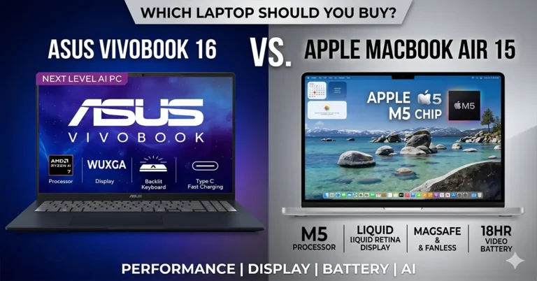 Asus Vivobook 16 vs Apple MacBook Air 15 M5