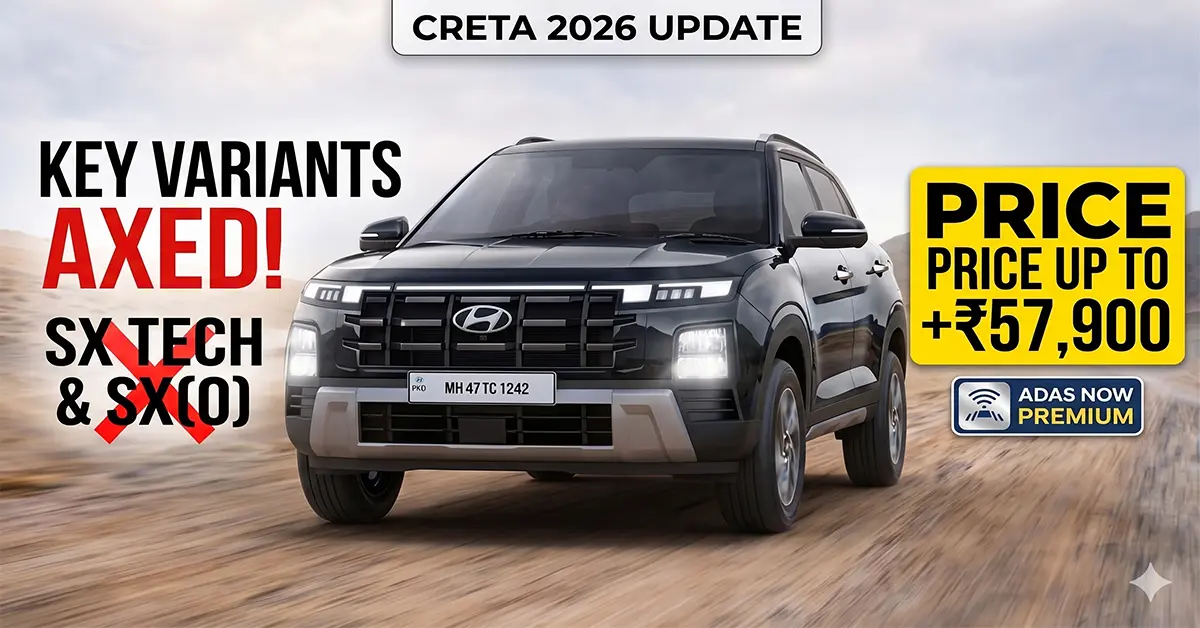 Hyundai Creta discontinued variants price hike
