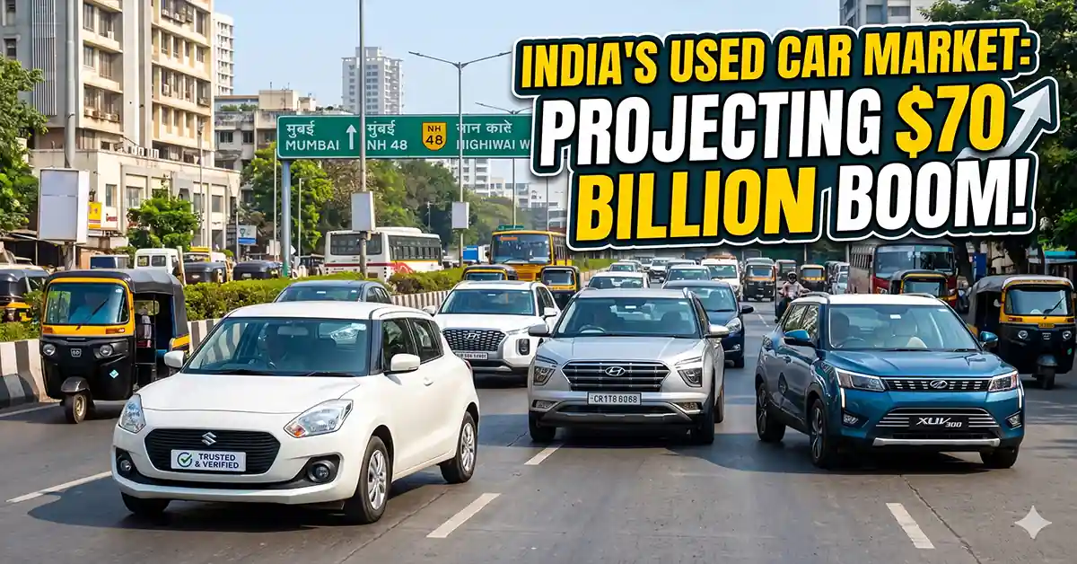 India's used car market projected to hit $70 billion