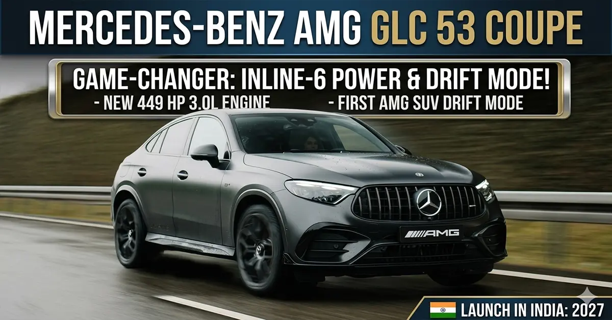 Mercedes-Benz AMG GLC 53 Coupe launch in India