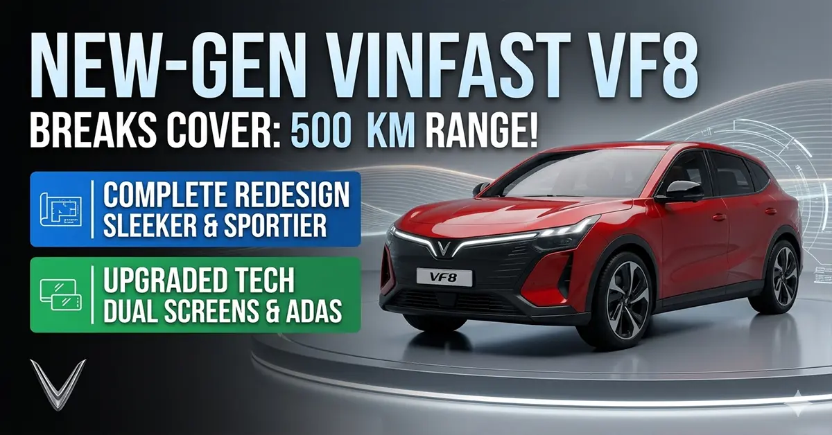 New-generation VinFast VF8 electric SUV