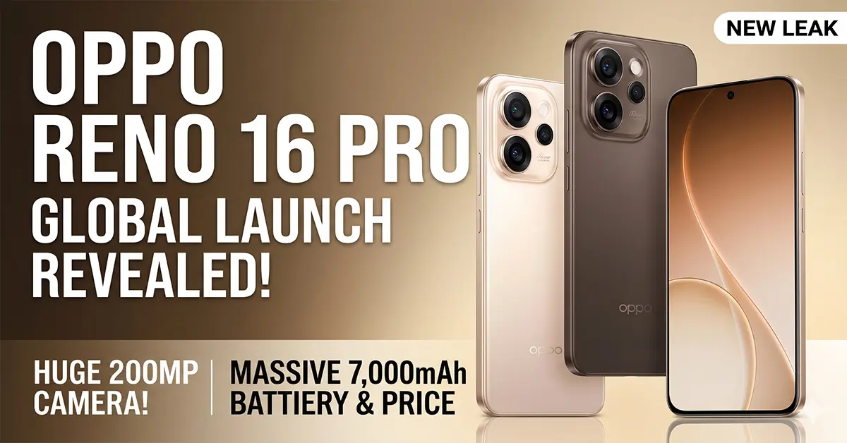 OPPO Reno 16 Pro global rollout timeline