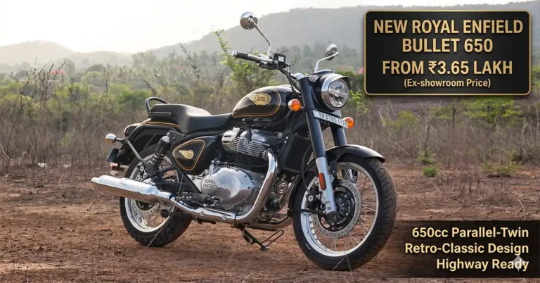 Royal Enfield Bullet 650 price and specifications