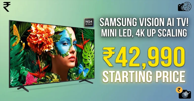 Samsung Vision AI-powered Mini LED TV price in India