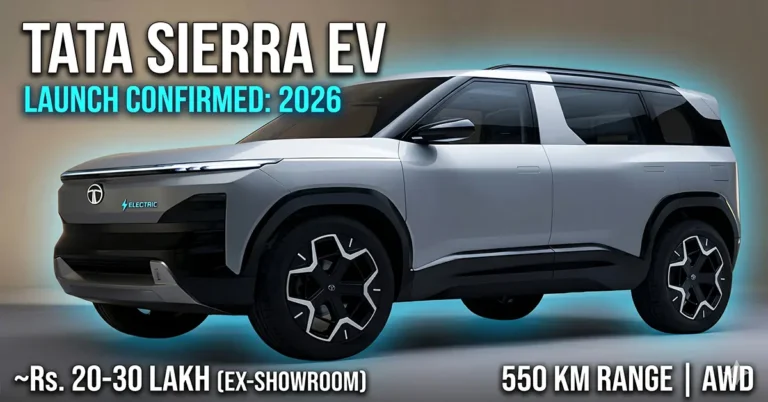 Tata Sierra EV launch date in India 2026