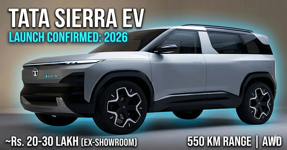 Tata Sierra EV launch date in India 2026