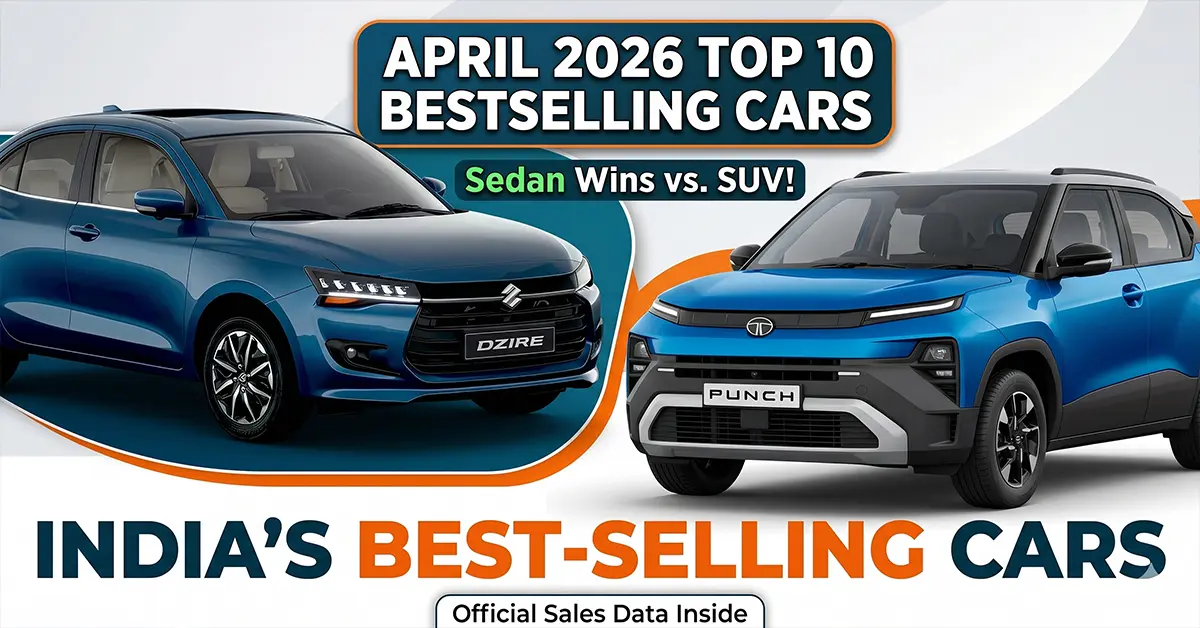 Top 10 Bestselling Cars of April 2026