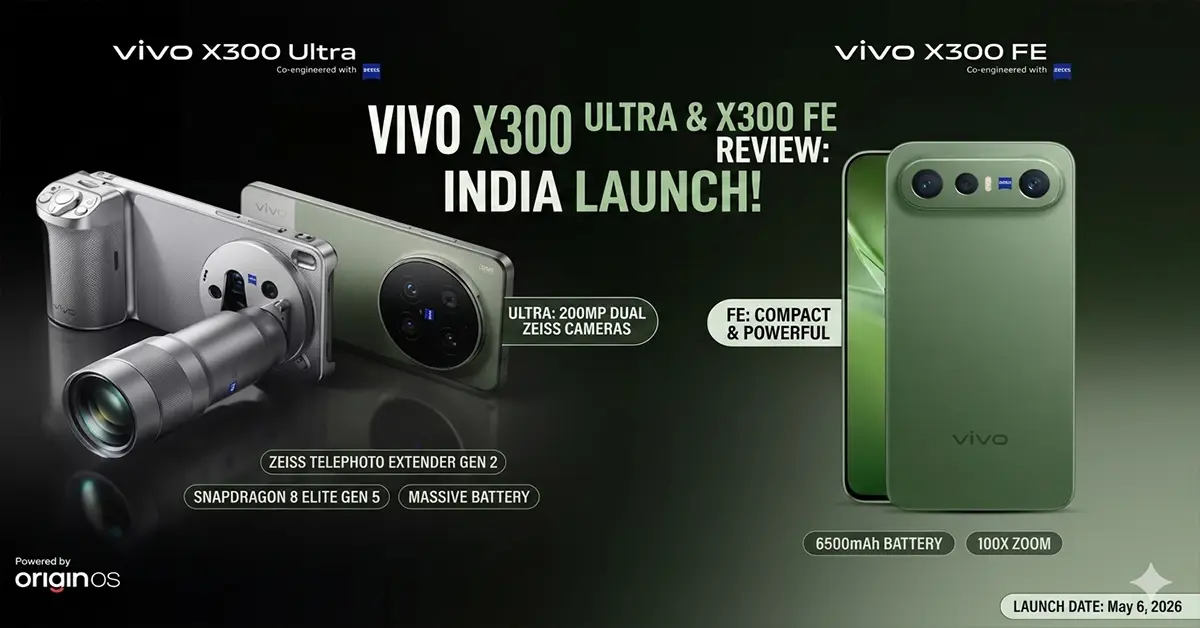 Vivo X300 Ultra and X300 FE launch in India
