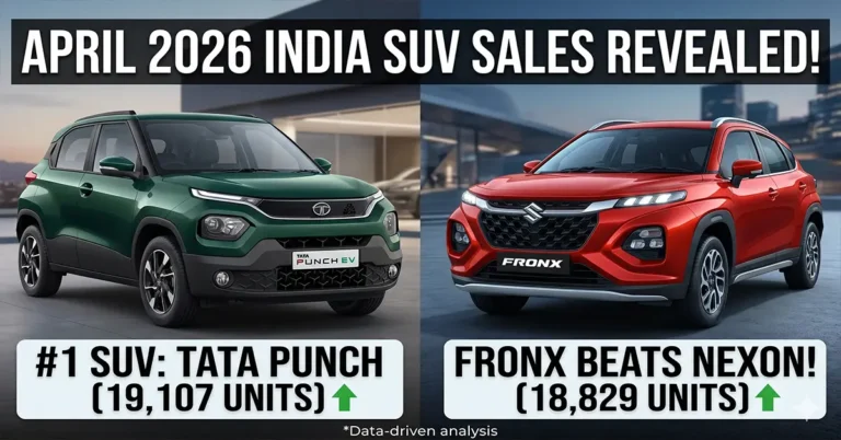 best selling SUVs in India April 2026