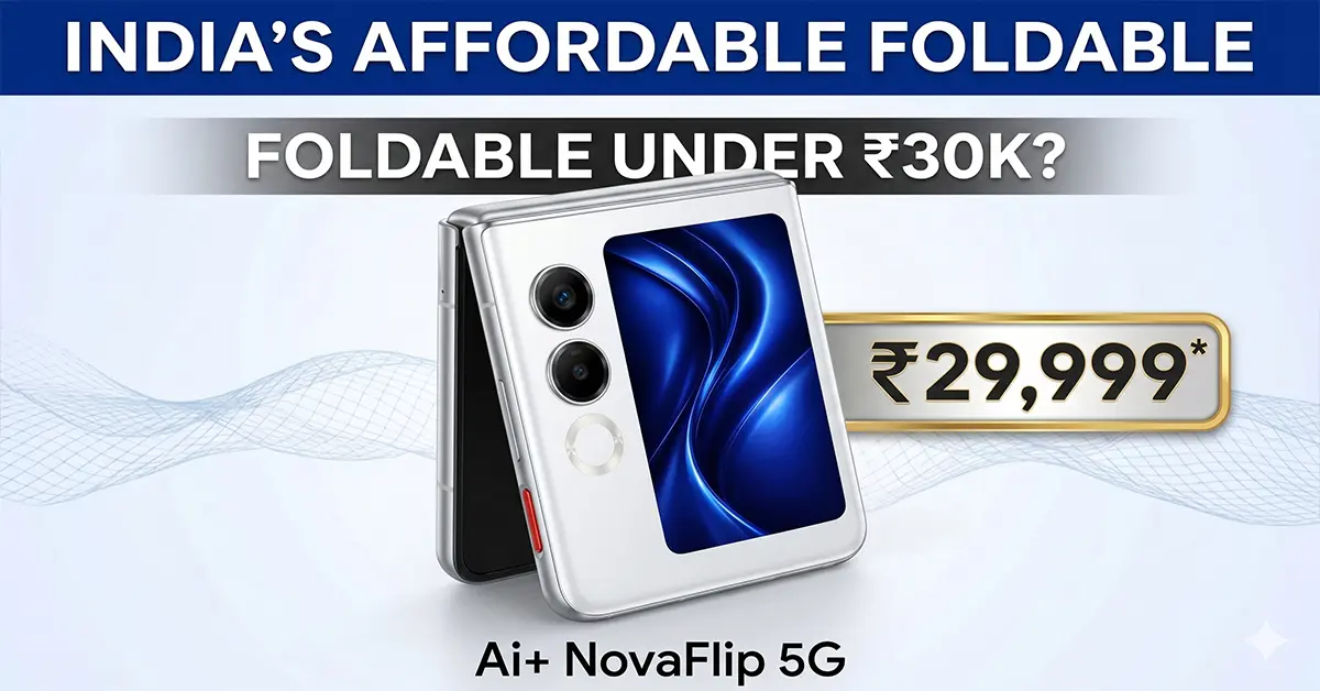 most affordable flip smartphone in India 2026