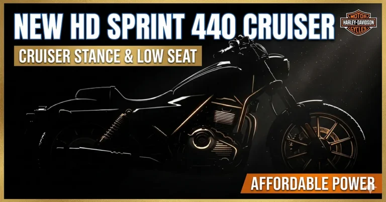upcoming Harley-Davidson Sprint 440 cruiser