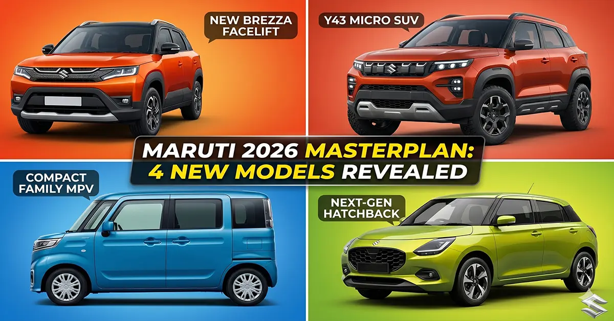 upcoming Maruti Suzuki new car models 2026