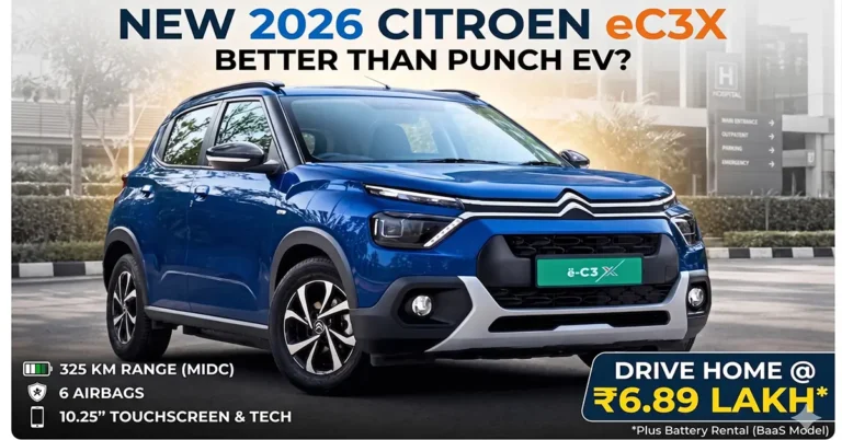 2026 Citroen eC3X price and features in India