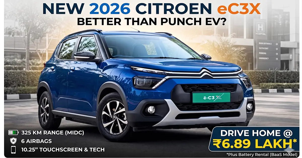 2026 Citroen eC3X price and features in India