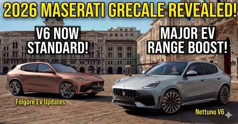2026 Maserati Grecale Folgore Facelift Revealed