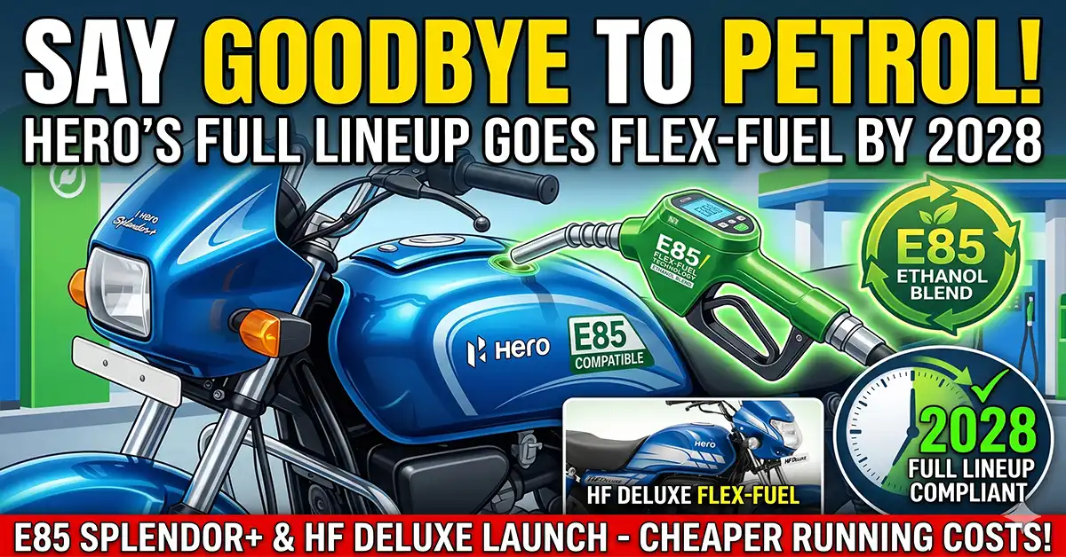 Hero MotoCorp complete flex-fuel lineup 2028