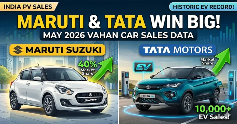 May 2026 VAHAN passenger vehicle sales data