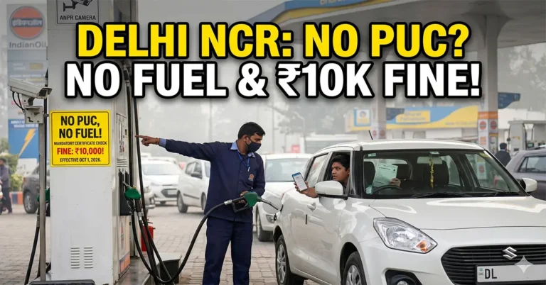 No PUC No Fuel policy in Delhi NCR
