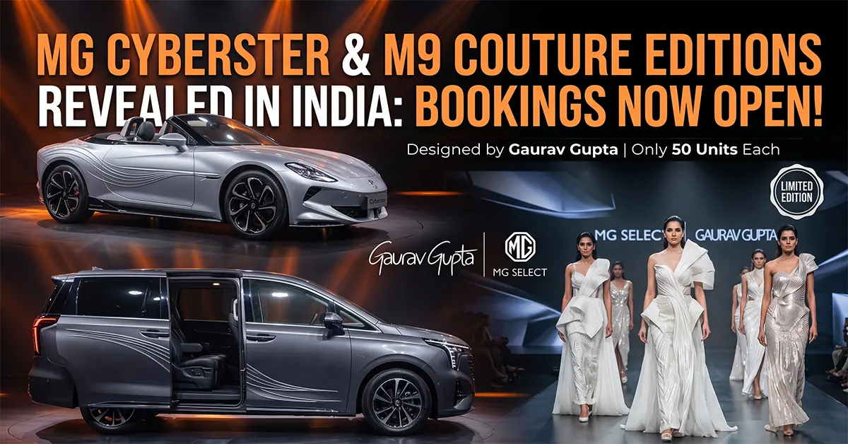 MG Cyberster M9 Couture Edition India